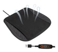 Generisch Coussin rafraîchissant pour siège de Voiture, Coussin de Ventilation, Tapis en avec 8 Ventilateurs réglables pour Camping-Car, berline, Camion, Conduite, Travail, Bureau