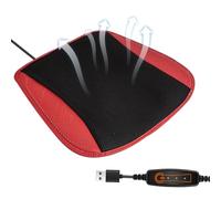 Generisch Coussins de siège rafraîchissants pour voiture | Coussin rafraîchissant ventilé pour siège conducteur et passager - Coussin USB à 3 niveaux Tapis en tissu de soie pour les journées chaudes