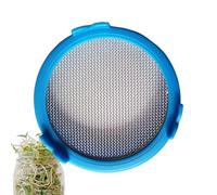 Generisch Couvercle à échelons en verre - Couvercle en verre à échelons en acier inoxydable - Couvercle en verre à échelons - Couvercle à échelons lavable au lave-vaisselle pour bocaux à conserve avec