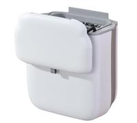 Generisch Couvercle coulissant mural pour déchets - Bac à compost de cuisine | 2,64 gallons de déchets alimentaires avec couvercle | Mini porte-poubelle pliable, panier de refroidissement pour cabinet