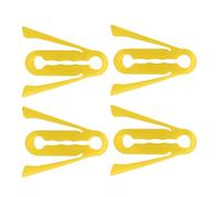 Generisch Couvercle de protection en silicone pour verrou de porte - 4 pièces de protection contre les chocs - Protection de porte réducteur de bruit pour voiture, camion, SUV, garage, parking