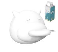 Generisch Couvercles de bouteille de lait - En forme de vache - En silicone - Anti-fuite - Impression 3D - Pour voiture, camping, gym, randonnée, pique-nique, bébé à la maison