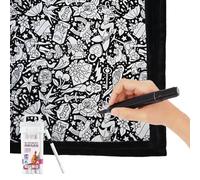 Generisch Couverture à peindre soi-même, projet d'art créatif, peignez vos propres couvertures à colorier | Pour hommes, femmes, filles, adolescents, mari, femme, fils, fille, famille