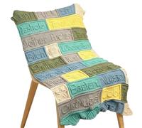 Generisch Couverture amusante - Couleurs vives - Couette faite à la main - Couverture de Noël - Pour la maison, la chambre, la chambre à coucher, l'hiver, l'anniversaire, Halloween, les amis