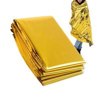 Generisch Couverture de survie | 220 x 140 cm | Équipement d'extérieur léger | Couverture d'hiver - Pour les opérations de sauvetage, le camping, les tentes de randonnée, le froid, les activités de