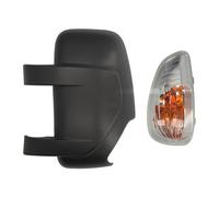 Generisch Couvre-rétroviseur + clignotant de rétroviseur gauche côté conducteur, couvercle de rétroviseur extérieur Compatible avec Renault Master III Opel Movano B Nissan NV400 Vauxhall Movano Mk2