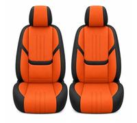 Generisch Couvre Sièges Sport Orange Auto pour Suzuki Swace Lot Avant 2 Pièces, Protection Intérieure Dynamique, Tissu Stretch avec Bande Latérale Noire pour Usage Quotidien