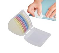 Generisch Craie pour Tissus à Coudre, Craie Triangulaire, effaçable pour Les créateurs de vêtements, Fournitures de pour couturières, couturières Professionnelles et Designers