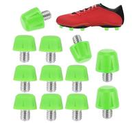 Generisch Crampons de rechange pour chaussures de football - Crampons à changer - Clé à molette incluse - Crampons à haute résistance pour joueurs sportifs, vert, Large