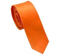 Generisch Cravate de costume élégante 2026 pour homme pour les occasions formelles et les événements d'affaires avec un design classique comme accessoire polyvalent pour homme, Orange, M