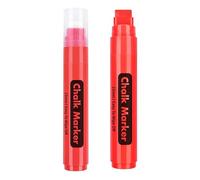 Generisch Crayons de couleur - Marqueur de couleur avec pointes de 15 mm d'épaisseur - Crayon à craie effaçable - Marqueur liquide de voiture - Marqueur tableau noir pour fenêtre, tableau, panneaux
