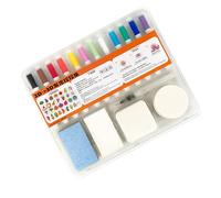 Generisch Crayons de couleur Puffy - Matériau en coton cellulose de bois - Design léger et portable - Kit d'expression - Utilisation créative multifonctionnelle - Outil de bricolage - adultes