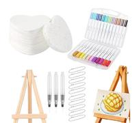 Generisch Crayons de peinture 3D - Avec pointe éponge - Fournitures d'art 3D - Pour activités familiales, , école, adultes, maison, meubles