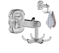 Generisch Crochet à six griffes, crochet rotatif à 360 degrés avec 6 griffes, organiseur de douche, crochet d'armoire, accessoires de cuisine pour cuisine, salle de bain et armoire