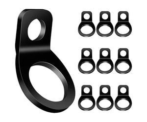 Generisch Crochet d'arrimage en acier inoxydable - 10 points d'ancrage polyvalents, pièces de fixation robustes pour bandes de cerclage - Anneaux de boucles de charge sécurisés | Dirt Bike Moto