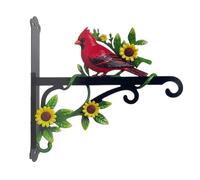 Generisch Crochet de fleurs de jardin - Support mural en métal - Suspension polyvalente - Unité de support stable pour présentation de - Pour balcon, terrasse, cour - Accessoires pour