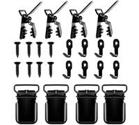 Generisch Crochets de suspension pour couettes, crochets | Support textile avec pinces | Pour rideaux muraux, tapisseries, tissus artistiques, décorations et tissus matelassés