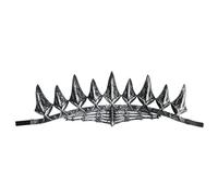 Generisch Crow Couronne de costume gothique - Chapelet portable de luxe noir inspiré du diadème - Accessoire léger pour femme et fille - Mascarade d'Halloween pour festival