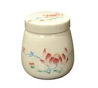 Generisch Cuiseur à œufs en céramique - 230 g - Pocheuse à œufs à la coque - Vintage - Avec couvercle - Passe au lave-vaisselle - Idéal pour le petit déjeuner et le chawanmushi