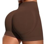 Generisch Cuissard de cyclisme sans couture pour femme - Taille haute - Pour entraînement, yoga, gym, café, S