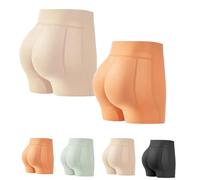 Generisch Culotte en latex avec fesses carrées pour femme - Avec fesses artificielles - Rembourré - Avec resserrage des hanches, 2 pièces - F, XXL