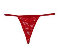 Generisch Culotte string pour femme de style G-string minimaliste - String sans couture pour un confort invisible - Sous-vêtement basique pour le quotidien, Style_z02 Bordeaux, S