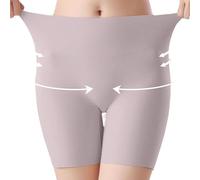 Generisch Culotte taille haute pour femme - En soie glacée - Culotte gainante pour l'entraînement, le fitness, le travail, les voyages, les rendez-vous, le cyclisme, les fêtes, la randonnée, le yoga