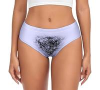 Generisch Culotte triangulaire flirte avec imprimé - Lingerie ludique à offrir plus confortablement pour tout ce joli sous-vêtement au design féminin, Violet clair, XXL