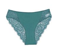 Generisch Culottes pour femme à taille basse - Ornement en dentelle élégant comme sous-vêtement uni pour un confort séduisant (vert, XL)