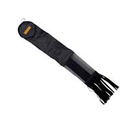 Generisch Daily Stable Accessories Enveloppe pour queue de cheval | Sac de récupération noir avec fixation rapide, profil long, construction textile, facile d'entretien, 35-50 cm