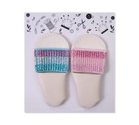 Generisch Dé à coudre - Dé à coudre pour doigts - Antidérapant - 2 protections de protection en cuir synthétique - Aiguilles à stylo - Broches au crochet - Tricot - Accessoires d'artisanat pour