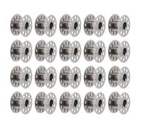 Generisch de bobine de machine à - Lot de 20 bobines en acier inoxydable, accessoires pour machine à | Pour couturière, designer, experts, débutants, femmes, hommes, grand-mère
