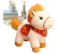Generisch de cheval en peluche, mignonne fête du printemps 2026 année du cheval | décoration de table en peluche | pour , bureau, chambre d'enfant, voiture, canapé, canapé, chambre à