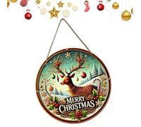 Generisch de Porte de Noël en Bois chrétien - Décoration pour l'extérieur, l'intérieur, la Chambre, la Cour, Le Bureau, la Salle de Classe, Le Couloir, la Cuisine