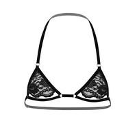 Generisch Débardeur pour homme avec dentelle - Design cintré - Haut pour un look décontracté élégant - Matériau extensible respirant - Confortable - Idéal pour les fêtes ou les rendez-vous, Noir , XL