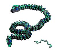 Generisch Decoración De Escritorio, Regalo para Pascua Y Cumpleaños | Serpiente Impresa En 3D, Juguete Serpiente Anti-Estrés De Simulación | Diseño Flexible Realista para Niños Y Adolescentes,