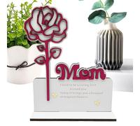 Generisch Décoration de fête des mères, fleurs en bois, accessoires de maison, fête des mères, arrangement de roses pour la maison, les femmes, les mariages, la chambre à coucher, le salon