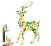 Generisch Décoration de jardin Cerf | Décoration de table Sculpture animale | Résine décorative Bureau Décoration de bureau Chevreuil Figurine animale pour la maison, le studio, les restaurants