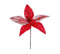 Generisch Décoration de Noël 2025 - Arrangement floral festif comme point focal - Parfait pour une fête (D, 15 cm)