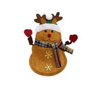 Generisch Décoration de Noël Décoration de table de Noël Ensemble de coutellerie de Noël Bonhomme de neige Décorations d'hôtel Décoration de fête pour adultes (F, taille unique)