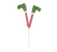 Generisch Décoration de Noël en peluche - 38 cm - Décoration de sapin de Noël amusante pour cheminée intérieure et extérieure - Décoration de sapin de Noël festive - Décoration créative