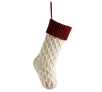 Generisch Décoration de Noël Ensemble de chaussettes de Noël Grands bas de Noël Décoration Père Noël Chaussettes suspendues personnalisées pour Noël Vacances Décoration Bonne affaire