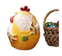 Generisch Décoration de poule | Figurine décorative d'un poulet en résine, jolie poule - Décoration de bureau - Pour salon, chambre à coucher, bureau, cheminée, table à manger, meuble TV