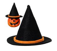 Generisch Décoration de table d'Halloween - Décoration de table d'Halloween - Chapeau de sorcière - Accessoire décoratif pour chambre et appartement - Projet de bricolage - Motifs photo pour adultes
