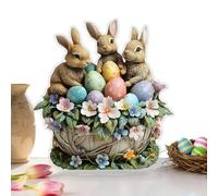 Generisch - Décoration - Décoration de table printanière bidimensionnelle comme point focal | Œufs Décoration de vacances saisonnières - Pour chambre à coucher, bureau, armoire, rebord de fenêtre