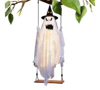 Generisch Décoration d'Halloween - Balançoire de jardin avec lumière réglable