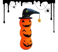 Generisch Décoration d'Halloween gonflable 1,2 m - Chapeau de sorcière en | Décoration extérieure gonflable pour Halloween, fête, recherche de bonbons, zone photo, réunion de famille, cour, jardin