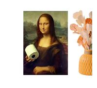 Generisch Décoration murale amusante pour salle de bain, WC - 40 x 30 cm - Tableau mural drôle vintage humoristique - Extravagant - Poster amusant pour salle de bain - Art mural pour les vacances