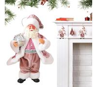 Generisch Décorations de Noël Père Noël - Décorations d'arbre en tissu - Décoration de Noël intérieure et extérieure - Accessoires pour | Ornemenets Décorations de Noël pour la maison et les fêtes