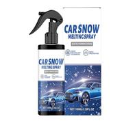 Generisch Dégivrant pour vitres de voiture - 100 ml - Dissolvant de neige de voiture, dissolvant de glace pour vitres de voiture, camions, camping-cars, voyageurs d'hiver, trajets en voiture, parking